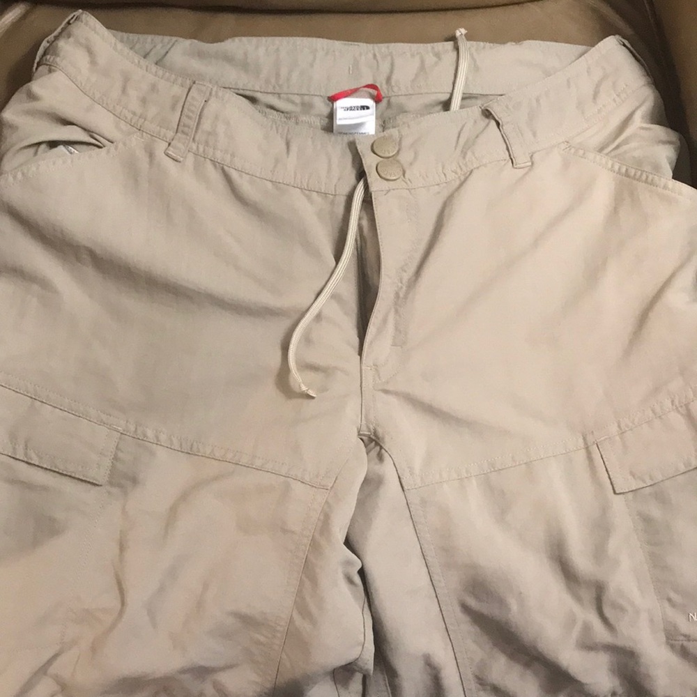 Northface khaki pants/shorts